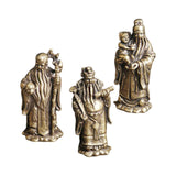 Maxbell Fu Lu Shou Statue Fuk Luk Sau Figurine Lucky Immortals Ornaments for Hotel