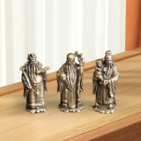 Maxbell Fu Lu Shou Statue Fuk Luk Sau Figurine Lucky Immortals Ornaments for Hotel