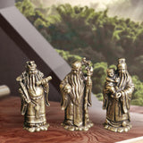 Maxbell Fu Lu Shou Statue Fuk Luk Sau Figurine Lucky Immortals Ornaments for Hotel