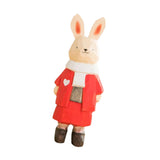 Maxbell Wooden Animal Ornament Fine Workmanship Rabbit Statue for Bedroom Decor Rabbit