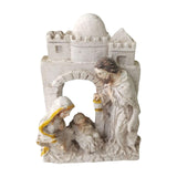 Maxbell Holy Family Statue Tabletop Display Nativity Scene Figurine for Home Bedroom