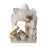 Maxbell Holy Family Statue Tabletop Display Nativity Scene Figurine for Home Bedroom