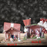 Maxbell Traditional Nativity Scene Statue Xmas Manger Crafts Figure for Study Easter Style A