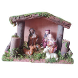 Maxbell Traditional Nativity Scene Statue Xmas Manger Crafts Figure for Study Easter Style B