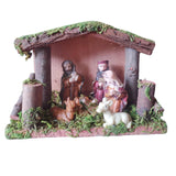 Maxbell Traditional Nativity Scene Statue Xmas Manger Crafts Figure for Study Easter Style B