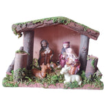 Maxbell Traditional Nativity Scene Statue Xmas Manger Crafts Figure for Study Easter Style B