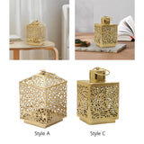 Maxbell European Style Tealight Candle Holder Candle Lantern for Home Garden Decor StyleA