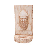 Maxbell Tealight Candle Holder Carved Figurine Decors for Weddings Countertop Office