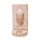 Maxbell Tealight Candle Holder Carved Figurine Decors for Weddings Countertop Office