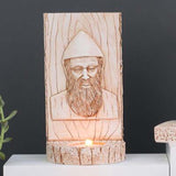 Maxbell Tealight Candle Holder Carved Figurine Decors for Weddings Countertop Office