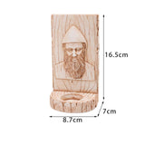 Maxbell Tealight Candle Holder Carved Figurine Decors for Weddings Countertop Office