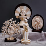 Maxbell Nativity Scene Figurines Resin Statues Ornament Easter Holy Family Figure