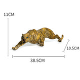 Maxbell Tabletop Cheetah Statue Decoration for Bedroom Housewarming Gift Cabinet