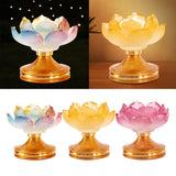 Maxbell Exquisite Tealight Votive Candle Holder Candle Cup Bedroom Home Decor Colorful