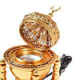 Maxbell Arabian Incense Diffuser Home Decor Metal for Office desktop Aureate