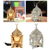 Maxbell Arabian Incense Diffuser Home Decor Metal for Office desktop Aureate