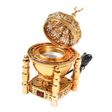 Maxbell Arabian Incense Diffuser Home Decor Metal for Office desktop Aureate