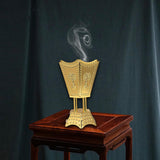 Maxbell Electric Incense Burner Aromatic Metal Incense Censer for Office Desktop Aureate