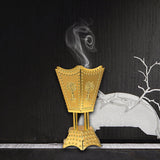 Maxbell Electric Incense Burner Aromatic Metal Incense Censer for Office Desktop Aureate