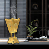 Maxbell Electric Incense Burner Aromatic Metal Incense Censer for Office Desktop Aureate