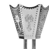 Maxbell Electric Incense Burner Aromatic Metal Incense Censer for Office Desktop Argent