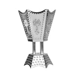 Maxbell Electric Incense Burner Aromatic Metal Incense Censer for Office Desktop Argent