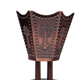 Maxbell Electric Incense Burner Aromatic Metal Incense Censer for Office Desktop Brown