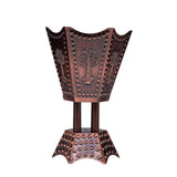 Maxbell Electric Incense Burner Aromatic Metal Incense Censer for Office Desktop Brown