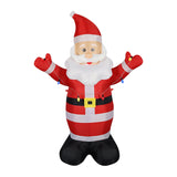 Maxbell Inflatable Santa Claus Light up Luminous for Christmas Lawn Decoration
