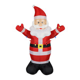 Maxbell Inflatable Santa Claus Light up Luminous for Christmas Lawn Decoration
