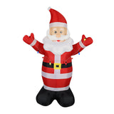 Maxbell Inflatable Santa Claus Light up Luminous for Christmas Lawn Decoration