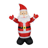 Maxbell Inflatable Santa Claus Light up Luminous for Christmas Lawn Decoration