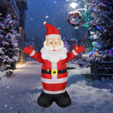 Maxbell Inflatable Santa Claus Light up Luminous for Christmas Lawn Decoration