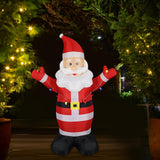 Maxbell Inflatable Santa Claus Light up Luminous for Christmas Lawn Decoration