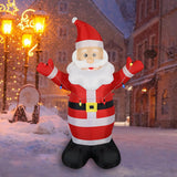 Maxbell Inflatable Santa Claus Light up Luminous for Christmas Lawn Decoration