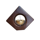 Maxbell Wooden Door Bells Wind Chime Decor Ornaments Unique for Windows Door Opening Dark Brown