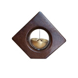 Maxbell Wooden Door Bells Wind Chime Decor Ornaments Unique for Windows Door Opening Dark Brown