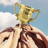 Maxbell Award Trophies Craft Medals Figurines for Souvenirs Competition Prizes 14cm
