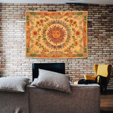 Maxbell Sun Moon Tapestry Bathroom Dorm House Wall Hanging Tapestries 100cmx150cm