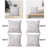 Maxbell Throw Pillow Cover with Zipper Pillowcase for Living Room Bedroom Decoration Style A