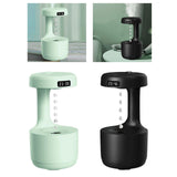 Maxbell Desktop Humidifier Low Noise 800ml Antigravity Water Drop Night Light Green