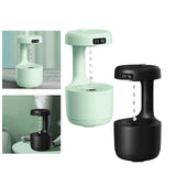 Maxbell Desktop Humidifier Low Noise 800ml Antigravity Water Drop Night Light Green