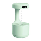Maxbell Desktop Humidifier Low Noise 800ml Antigravity Water Drop Night Light Green