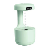 Maxbell Desktop Humidifier Low Noise 800ml Antigravity Water Drop Night Light Green