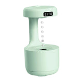 Maxbell Desktop Humidifier Low Noise 800ml Antigravity Water Drop Night Light Green