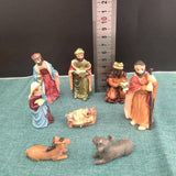 Maxbell 8x Nativity Figurines Set Birth of Jesus Christmas Ornament