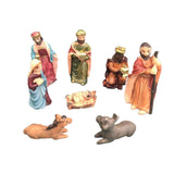 Maxbell 8x Nativity Figurines Set Birth of Jesus Christmas Ornament