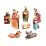 Maxbell 8x Nativity Figurines Set Birth of Jesus Christmas Ornament