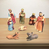 Maxbell 8x Nativity Figurines Set Birth of Jesus Christmas Ornament