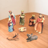 Maxbell 8x Nativity Figurines Set Birth of Jesus Christmas Ornament
